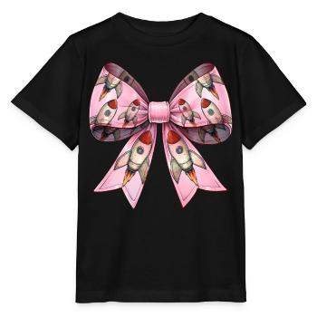 Coquette proue fusée spatiale navette spatiale - T-shirt bio MINI CREATOR Stanley/Stella Enfant - noir - Devant - Mikhail (115cm)