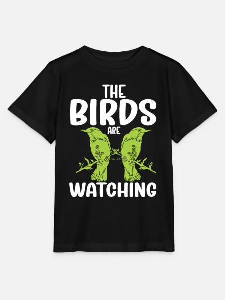 Bird Watching Cute Bird Lover - Stanley/Stella Kinder T-Shirt MINI CREATOR - Schwarz