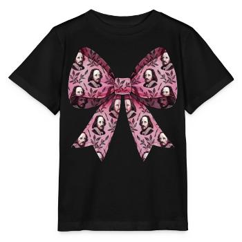 Arc Coquet Shakespeare Littérature Rose - T-shirt bio MINI CREATOR Stanley/Stella Enfant - noir - Devant - Mikhail (115cm)