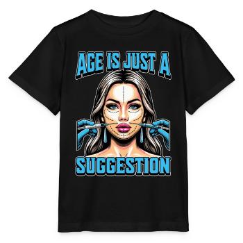 Plastic Surgeon Age Is Just A Beauty Therapist - Stanley/Stella MINI CREATOR Kids’ T-Shirt - black - Front - Mikhail (115cm)