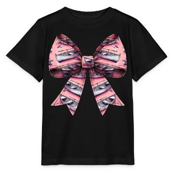 Coquette Bogen Rudern Ruderboot Paddel rosa - Stanley/Stella Kinder T-Shirt MINI CREATOR  - Schwarz - Vorne - Mikhail (115cm)