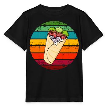 Kebab Shawarma Kebab Grill - Stanley/Stella Kinder T-Shirt MINI CREATOR  - Schwarz - Vorne - Mikhail (115cm)