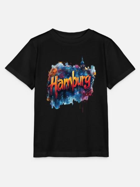 Hamburg - Stanley/Stella Kinder T-Shirt MINI CREATOR - Schwarz