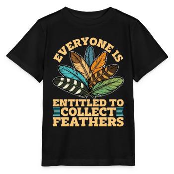 Ornithology Everyone Is Entitled To Bird Watching - Stanley/Stella MINI CREATOR Kids’ T-Shirt - black - Front - Mikhail (115cm)