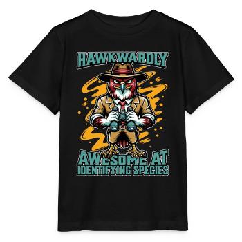 Ornithology Hawkwardly Awesome At Birdwatching - Stanley/Stella MINI CREATOR Kids’ T-Shirt - black - Front - Mikhail (115cm)