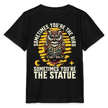 Ornithology Sometimes You're The Bird Zoologist - Stanley/Stella MINI CREATOR Kids’ T-Shirt - black - Front - Mikhail (115cm)