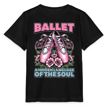 Ballet A Hidden Language Of The Classical Music - Stanley/Stella MINI CREATOR Kids’ T-Shirt - black - Front - Mikhail (115cm)