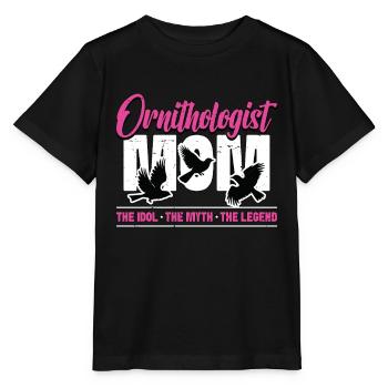 Ornithologue Maman L’idole Le mythe Ornithologue Ornithologue - T-shirt bio MINI CREATOR Stanley/Stella Enfant - noir - Devant - Mikhail (115cm)