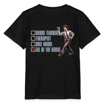 Dance Teacher Therapist Role Model Choreographer - Stanley/Stella MINI CREATOR Kids’ T-Shirt - black - Front - Mikhail (115cm)