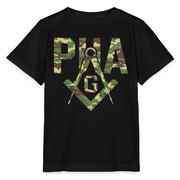 Pha Mason Maçon Maçon Maçon Maçon - T-shirt bio MINI CREATOR Stanley/Stella Enfant - noir - Devant - Mikhail (115cm)