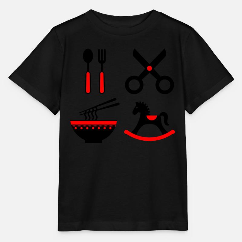 Baby Mit Hohem Kontrast - Stanley/Stella Kinder T-Shirt MINI CREATOR  - Schwarz