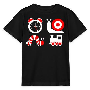 Bébé avec un contraste élevé - T-shirt bio MINI CREATOR Stanley/Stella Enfant - noir - Devant - Mikhail (115cm)