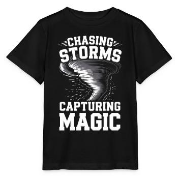 Costume de chasseur de tempête Chasseur de tempête - T-shirt bio MINI CREATOR Stanley/Stella Enfant - noir - Devant - Mikhail (115cm)