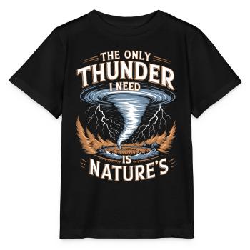 Costume de chasseur de tempête Chasseur de tempête - T-shirt bio MINI CREATOR Stanley/Stella Enfant - noir - Devant - Mikhail (115cm)