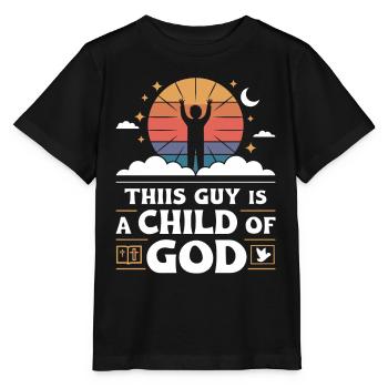 Christ Réformé Chrétien Dieu Théologie - T-shirt bio MINI CREATOR Stanley/Stella Enfant - noir - Devant - Mikhail (115cm)