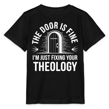 Christ Réformé Chrétien Dieu Théologie - T-shirt bio MINI CREATOR Stanley/Stella Enfant - noir - Devant - Mikhail (115cm)