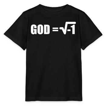 Athée Athéisme Mathématiques Mathématicien - T-shirt bio MINI CREATOR Stanley/Stella Enfant - noir - Devant - Mikhail (115cm)