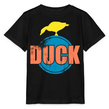 Ente - Stanley/Stella Kinder T-Shirt MINI CREATOR  - Schwarz - Vorne - Mikhail (115cm)