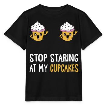 Chef pâtissier Baker Baking drôle Arrêtez de regarder mon - T-shirt bio MINI CREATOR Stanley/Stella Enfant - noir - Devant - Mikhail (115cm)