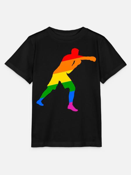 Boxer LGBT Ally - Stanley/Stella Kinder T-Shirt MINI CREATOR - Schwarz