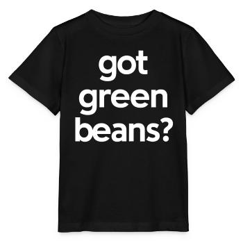 Grüne Bohnen - Stanley/Stella Kinder T-Shirt MINI CREATOR  - Schwarz - Vorne - Mikhail (115cm)