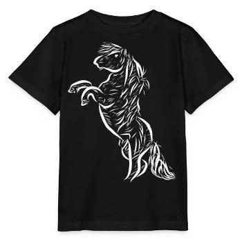 Horse - Stanley/Stella MINI CREATOR Kids’ T-Shirt - black - Front - Mikhail (115cm)