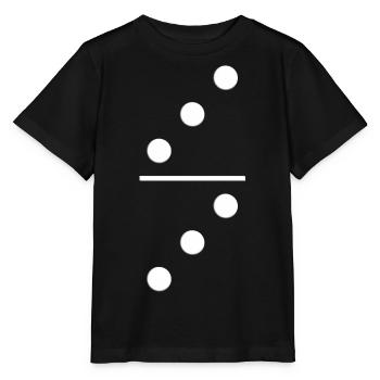 Domino Gruppenkostüm 3 3 Fasching Geschenk T-Shirt - Stanley/Stella Kinder T-Shirt MINI CREATOR  - Schwarz - Vorne - Mikhail (115cm)