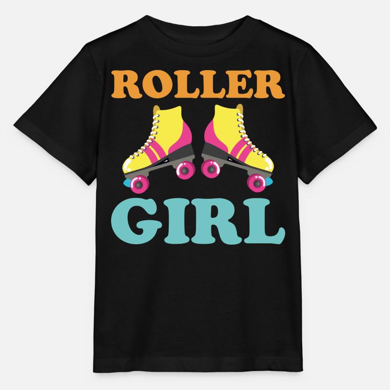 Roller Skating - Roller Girl - T-shirt bio MINI CREATOR Stanley/Stella Enfant - noir