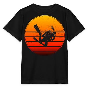 Scuba Diver Scuba Tauchen Diving Scuba Taucher - Stanley/Stella Kinder T-Shirt MINI CREATOR  - Schwarz - Vorne - Mikhail (115cm)
