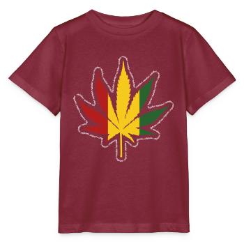 Reggae - Stanley/Stella MINI CREATOR Kids’ T-Shirt - burgundy - Front - Kain (125cm)