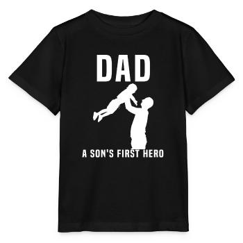 Father and son - Stanley/Stella MINI CREATOR Kids’ T-Shirt - black - Front - Mikhail (115cm)