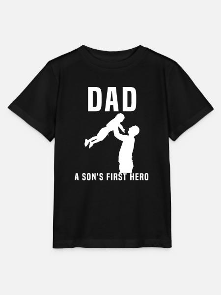 Père et fils - T-shirt bio MINI CREATOR Stanley/Stella Enfant - noir