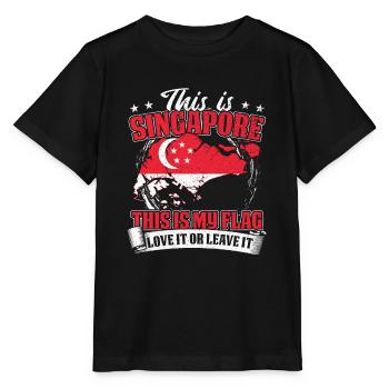 Dies Ist Singapur - Stanley/Stella Kinder T-Shirt MINI CREATOR  - Schwarz - Vorne - Mikhail (115cm)