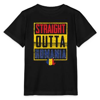 Romania - Stanley/Stella MINI CREATOR Kids’ T-Shirt - black - Front - Mikhail (115cm)