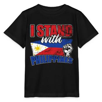 PHILIPPINES - T-shirt bio MINI CREATOR Stanley/Stella Enfant - noir - Devant - Mikhail (115cm)