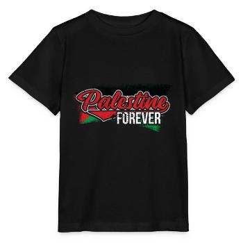 Palestine Forever - Stanley/Stella MINI CREATOR Kids’ T-Shirt - black - Front - Mikhail (115cm)