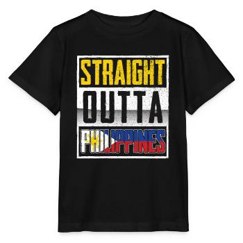 PHILIPPINES - T-shirt bio MINI CREATOR Stanley/Stella Enfant - noir - Devant - Mikhail (115cm)