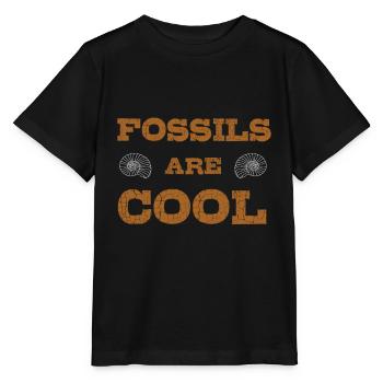 Les fossiles sont cool Fossils Collectors Fossil Fan - T-shirt bio MINI CREATOR Stanley/Stella Enfant - noir - Devant - Mikhail (115cm)