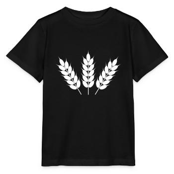 Getreide Korn 3 Fach Fächer Getreidekorn - Stanley/Stella Kinder T-Shirt MINI CREATOR  - Schwarz - Vorne - Mikhail (115cm)