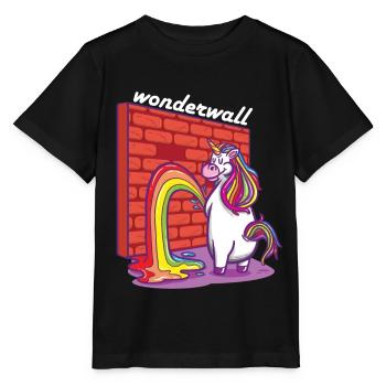 Licorne pipi drôle Licornes drôles - T-shirt bio MINI CREATOR Stanley/Stella Enfant - noir - Devant - Mikhail (115cm)