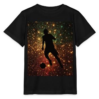 Fußballer Fussballer Fußball Fan Fussball Spieler - Stanley/Stella Kinder T-Shirt MINI CREATOR  - Schwarz - Vorne - Mikhail (115cm)