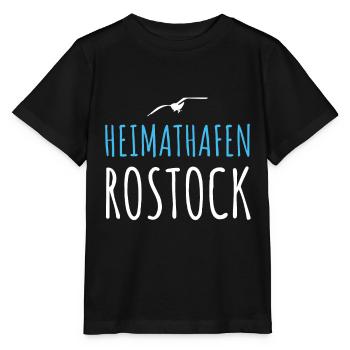 Heimathafen Rostock Rostocker Geschenkidee - Stanley/Stella Kinder T-Shirt MINI CREATOR  - Schwarz - Vorne - Mikhail (115cm)
