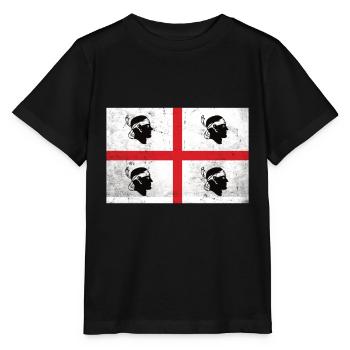 Pavillon de la Sardaigne - T-shirt bio MINI CREATOR Stanley/Stella Enfant - noir - Devant - Mikhail (115cm)