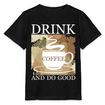 coffee - Stanley/Stella MINI CREATOR Kids’ T-Shirt - black - Front - Mikhail (115cm)