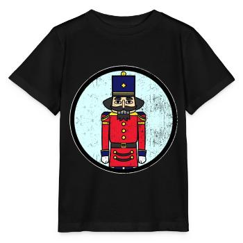 Noisette noisette noël cadeau - T-shirt bio MINI CREATOR Stanley/Stella Enfant - noir - Devant - Mikhail (115cm)