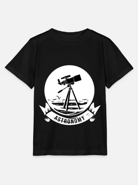 astronomy - Stanley/Stella MINI CREATOR Kids’ T-Shirt - black