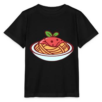 Spaghettis - T-shirt bio MINI CREATOR Stanley/Stella Enfant - noir - Devant - Mikhail (115cm)