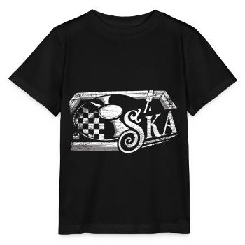 Ska reggae gift - Stanley/Stella MINI CREATOR Kids’ T-Shirt - black - Front - Mikhail (115cm)