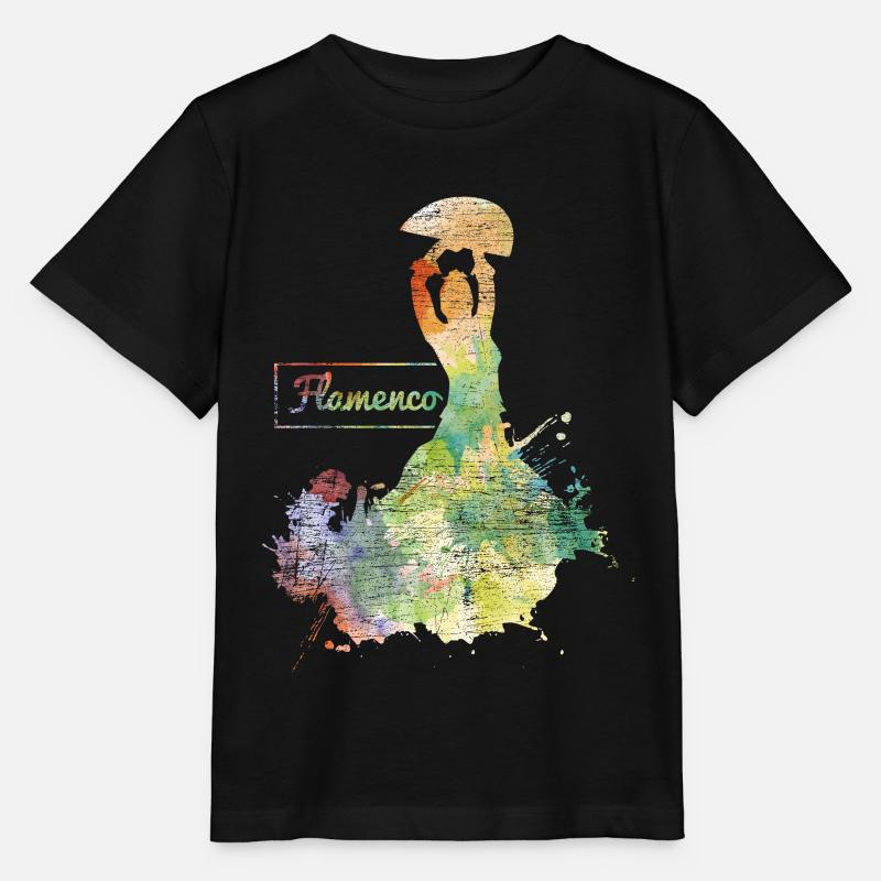 Cadeau danse flamenco - T-shirt bio MINI CREATOR Stanley/Stella Enfant - noir