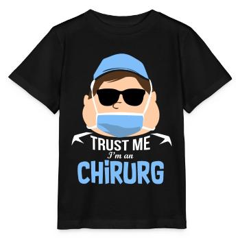 Chirurg Ärztin - Stanley/Stella Kinder T-Shirt MINI CREATOR  - Schwarz - Vorne - Mikhail (115cm)